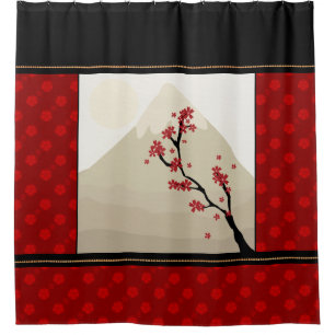 Japanese Maple Tree Shower Curtain