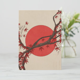 Japanese Maple Tree Thank You Card