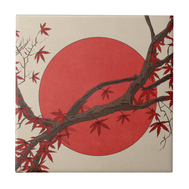 Japanese Maple Tree Tile (Front)