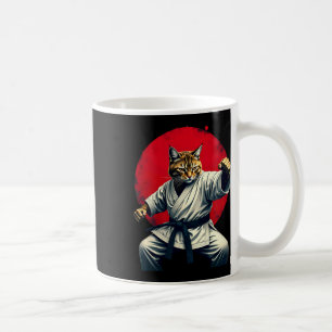 Japanese Martial Art Judo Karate Cat For Men Women Coffee Mug