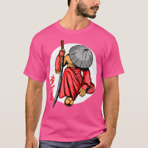 Japanese Martial Art Samurai Vintage Anime Manga   T-Shirt