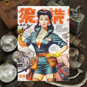 Japanese Mechanic Girl Tissue Paper