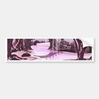 Japanese Meditation Garden Bumper Sticker