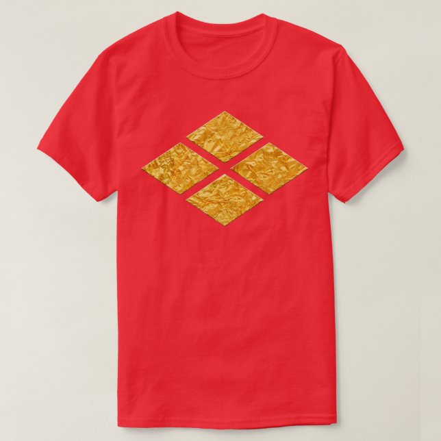 Japanese Mon Takeda Bishi T-Shirt (Design Front)