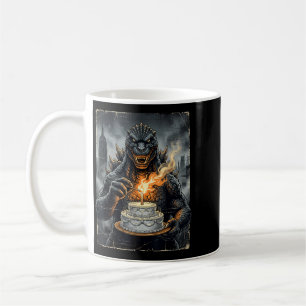Japanese Monster Birthday Cake Funny Party Women Coffee Mug