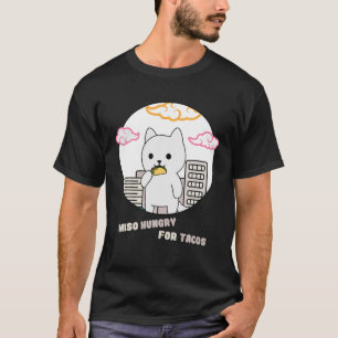 Japanese Monster Cat Kitty Anime Pun Taco Lover T-Shirt