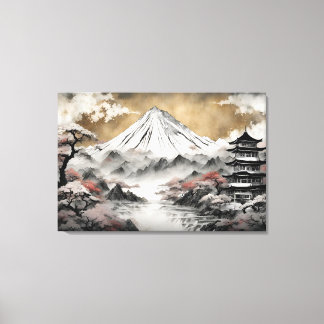 Japanese Montain Canvas Print