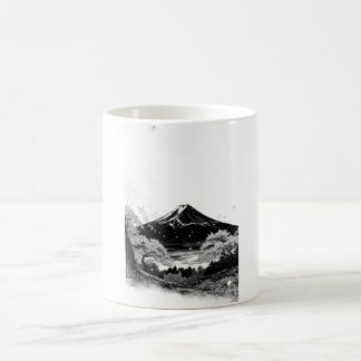 japanese mountain coffee mug