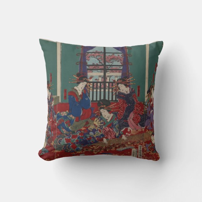 Japanese Musicians Cushion (Front)