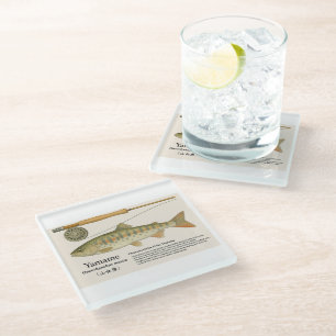 Japanese Native Trout – Yamame Glass Coaster