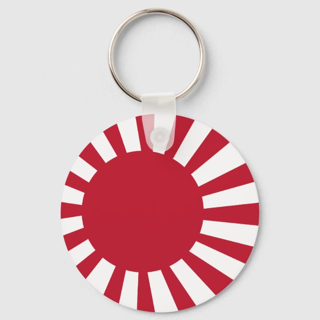 Japanese Navy Flag T-shirts and Apparel Key Ring (Front)