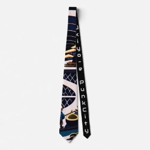 japanese necktie vintage retoro 【浮世絵パンクシティ】 ネクタイ