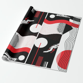 Japanese night  wrapping paper