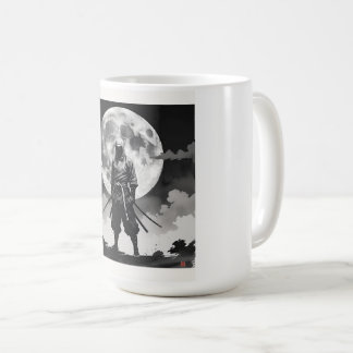 japanese ninja Moon Night Ninja Quiet Guardian Coffee Mug