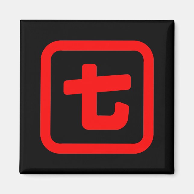 Japanese Number Seven 七 【Nana】 Kanji Magnet (Front)