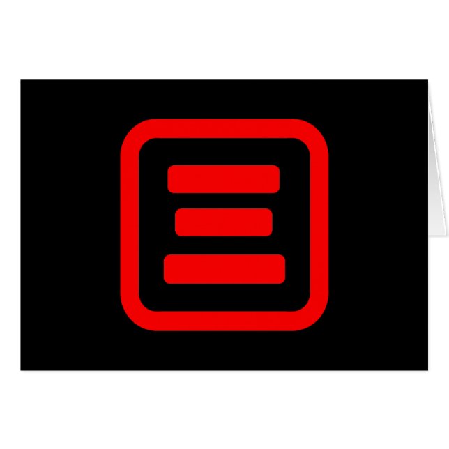 Japanese Number Three 三 【San】 Kanji Card (Front Horizontal)