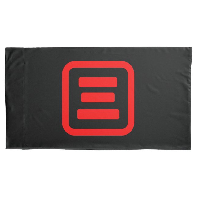 Japanese Number Three 三 【San】 Kanji Pillowcase (Front-Left)