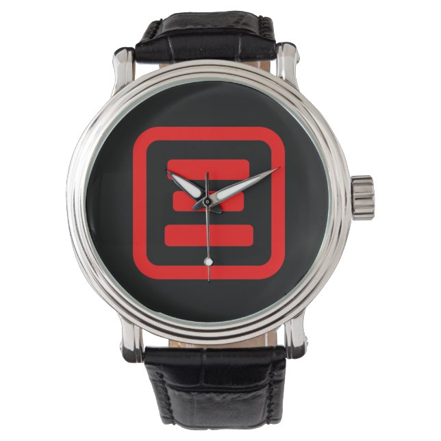 Japanese Number Three 三 【San】 Kanji Watch (Front)