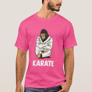 Japanese Okinawa Karate Gorilla T-Shirt