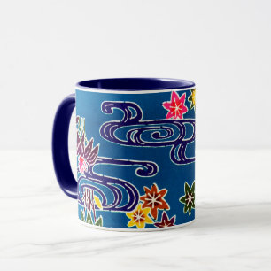 Japanese Okinawan Dye (Bingata) Mug