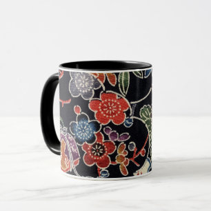 Japanese Okinawan Dye (Bingata) Mug