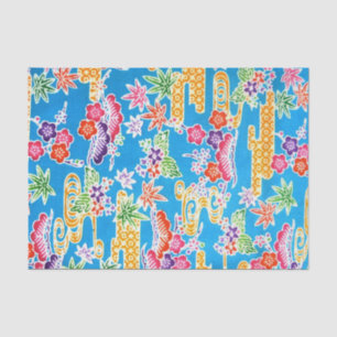 Japanese Okinawan Dye (Bingata) Tissue Paper