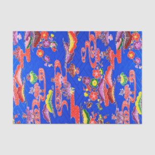 Japanese Okinawan Dye (Bingata) Tissue Paper