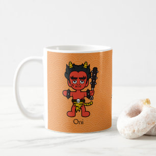 Japanese Oni: Cartoon Yokai Coffee Mug