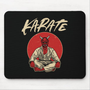 Japanese Oni Demon - Karate Gift Mouse Mat