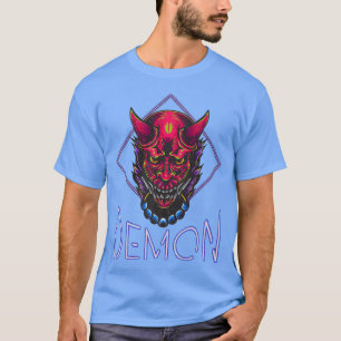 Japanese Oni Mask Demon Ogre  Aesthetic Japan Samu T-Shirt