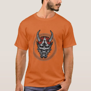Japanese oni mask. T-Shirt