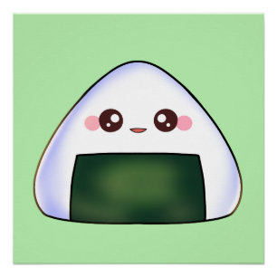 Japanese Onigiri Rice Ball Poster