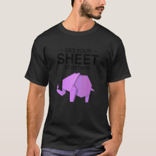Japanese Origami and Colourful Kirigami Origami 1 T-Shirt