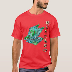 Japanese Origami Dove Just Fold Japanese Origami D T-Shirt