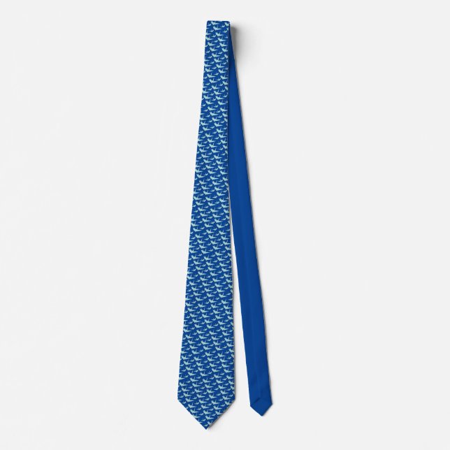 Japanese Origami Tsuru Crane  Tie (Front)