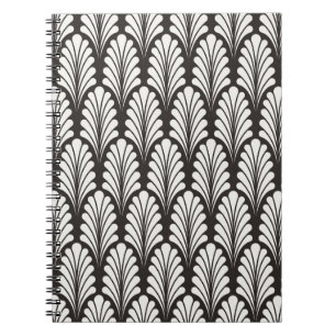 Japanese Ornamental vintage Background. Art Deco S Notebook