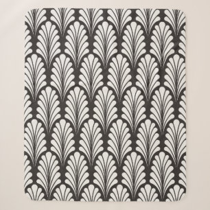 Japanese Ornamental vintage Background. Art Deco S Sherpa Blanket