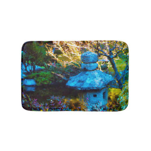 Japanese Painted Garden Bath Mat