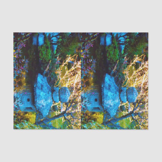 Japanese Painted Garden Tissue Paper (Front)