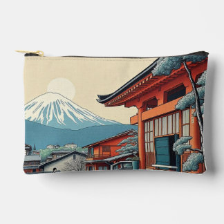 Japanese Painting Pouch Bag