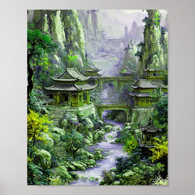 Japanese painting Traditional Asian Wall Art (Front)