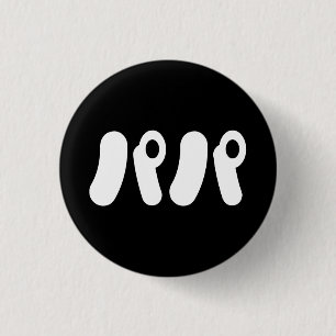 Japanese Papa パパ   Nihongo Language 3 Cm Round Badge