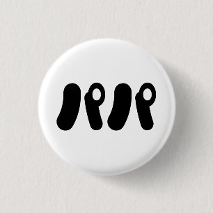 Japanese Papa パパ   Nihongo Language 3 Cm Round Badge