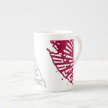Japanese Parasol Designed Mug