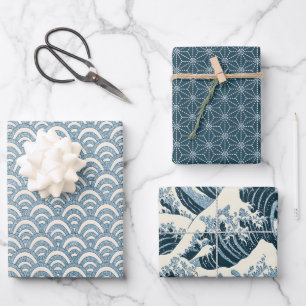 Japanese Pattern 3 Wrapping Paper Sheets