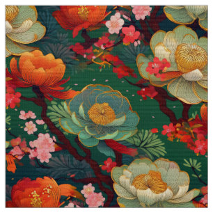 Japanese pattern kimono fabric