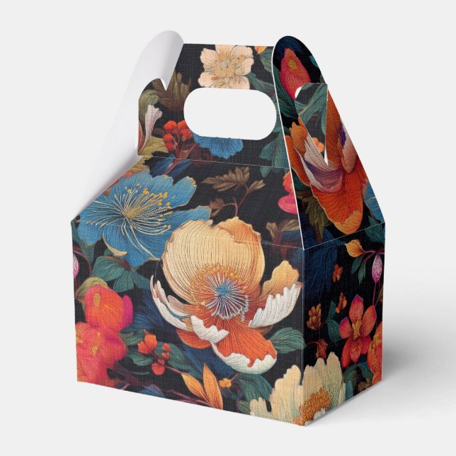 japanese pattern party favour box  (Front Side)