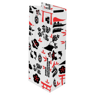 Japanese Pattern Wine Gift Bag