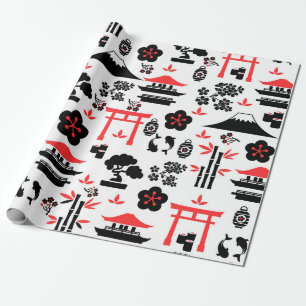 Japanese Pattern Wrapping Paper
