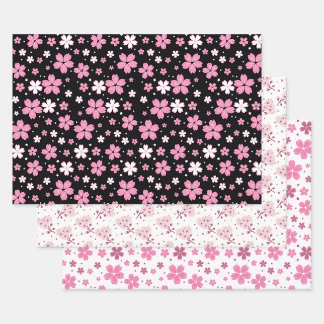 Japanese Pattern Wrapping Paper Sheet (Set)